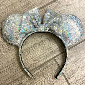 Silver Iridescent Minnie Ears